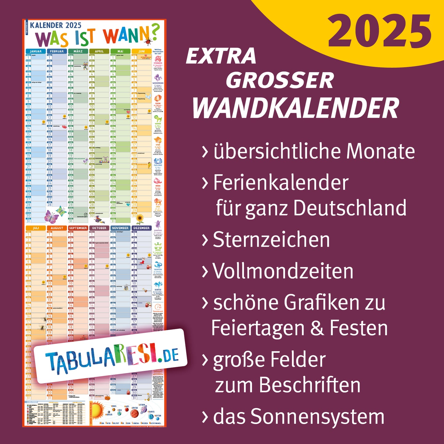 Kinder-Kalender 2025