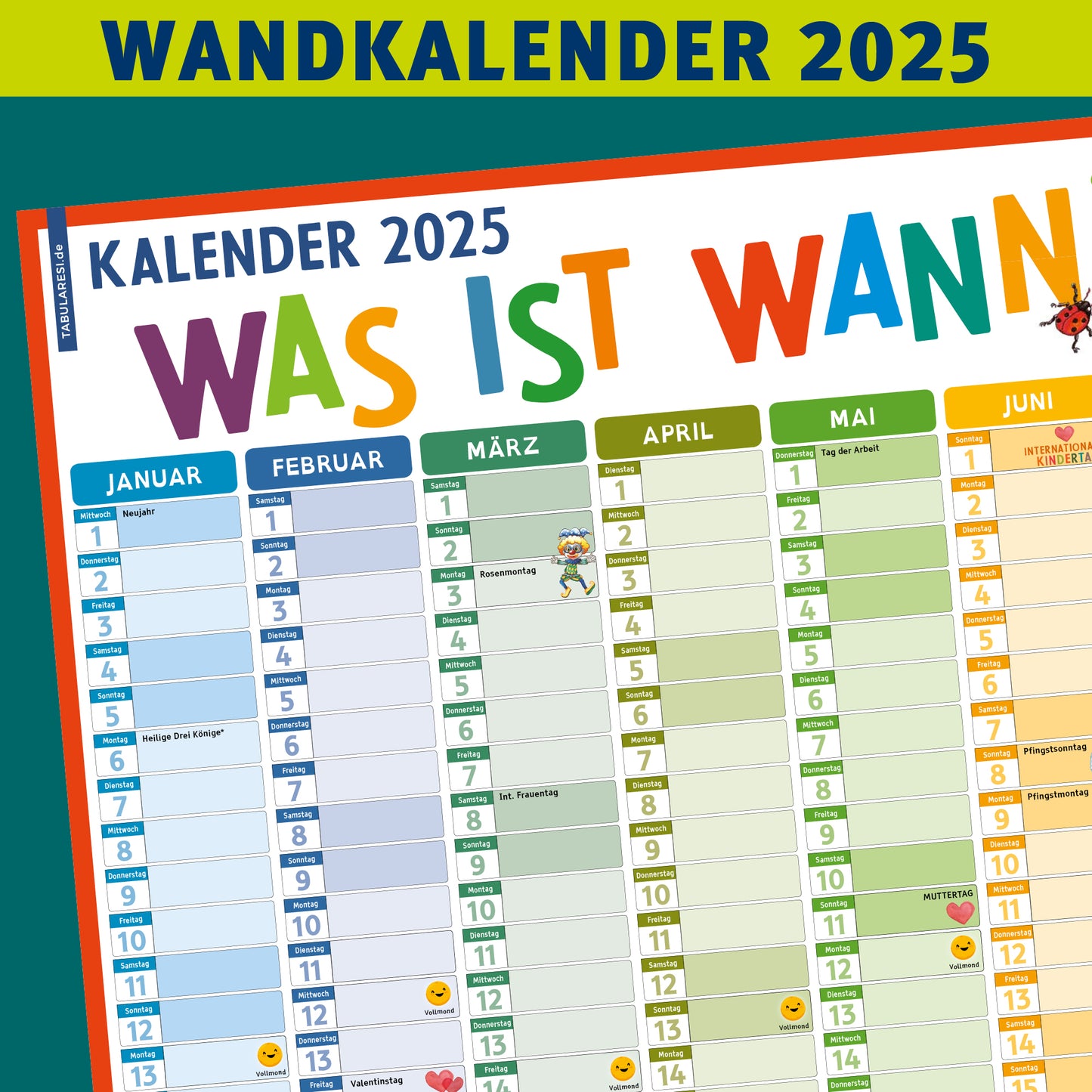 Kinder-Kalender 2025