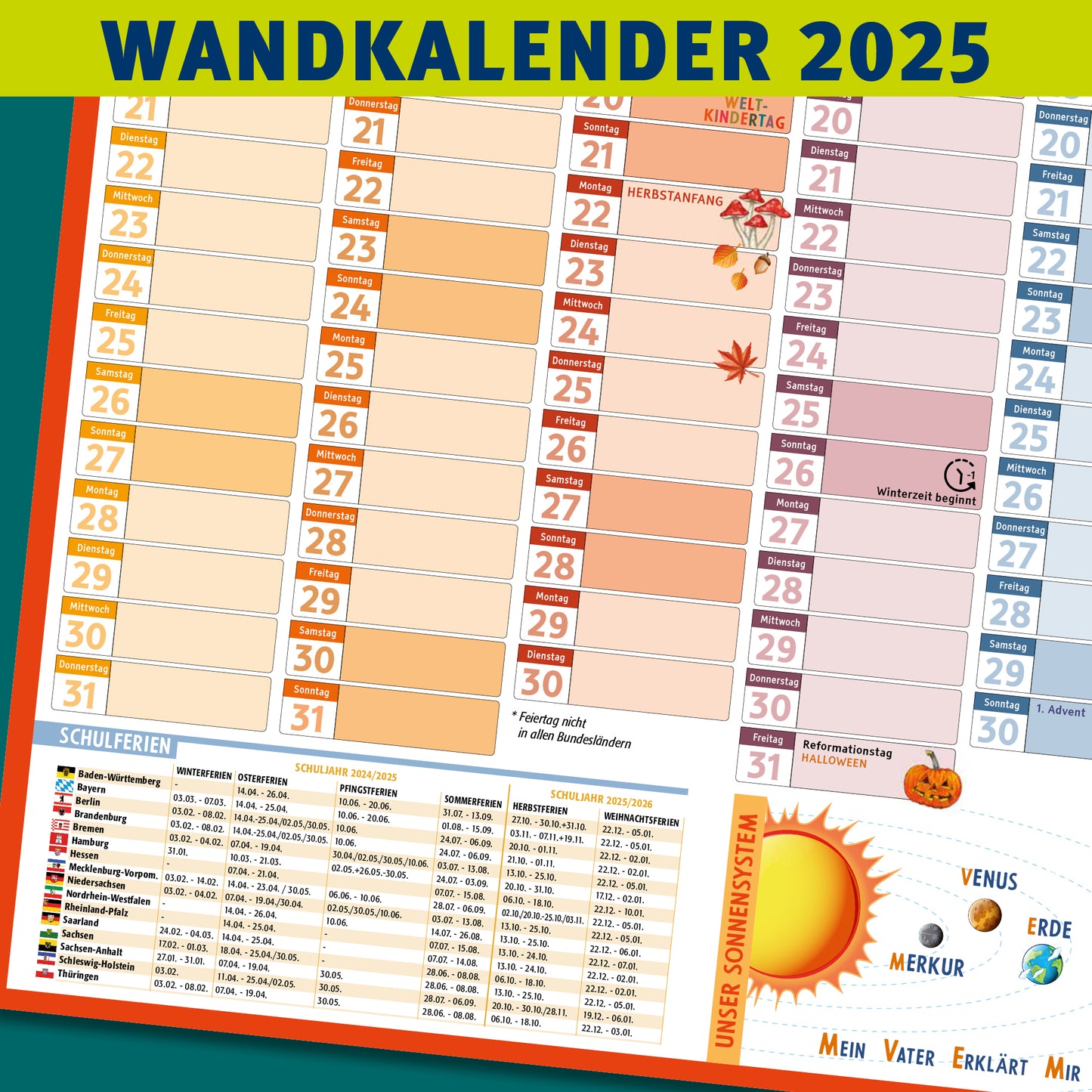Kinder-Kalender 2025
