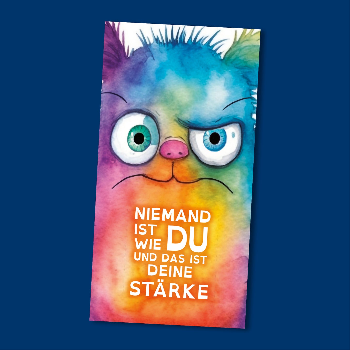 Lobkarte - NIEMAND IST WIE DU …