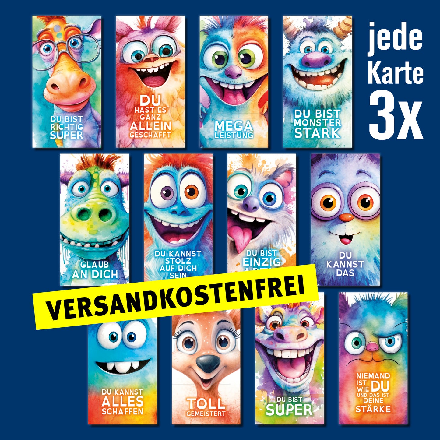 36 x Lobkarten / GRUPPEN-SPECIAL