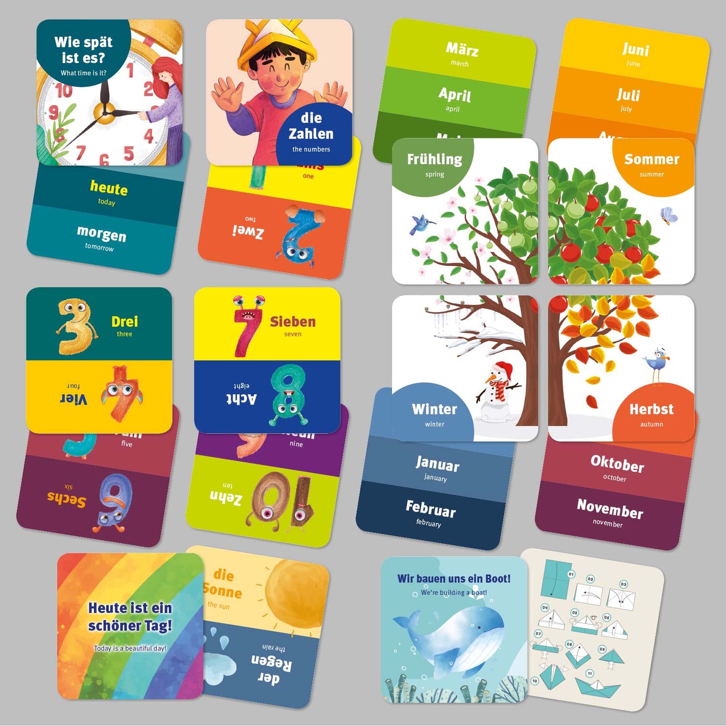 30 SPRACHKARTEN Deutsch & Englisch Box 2