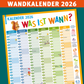 Kinder-Kalender 2026