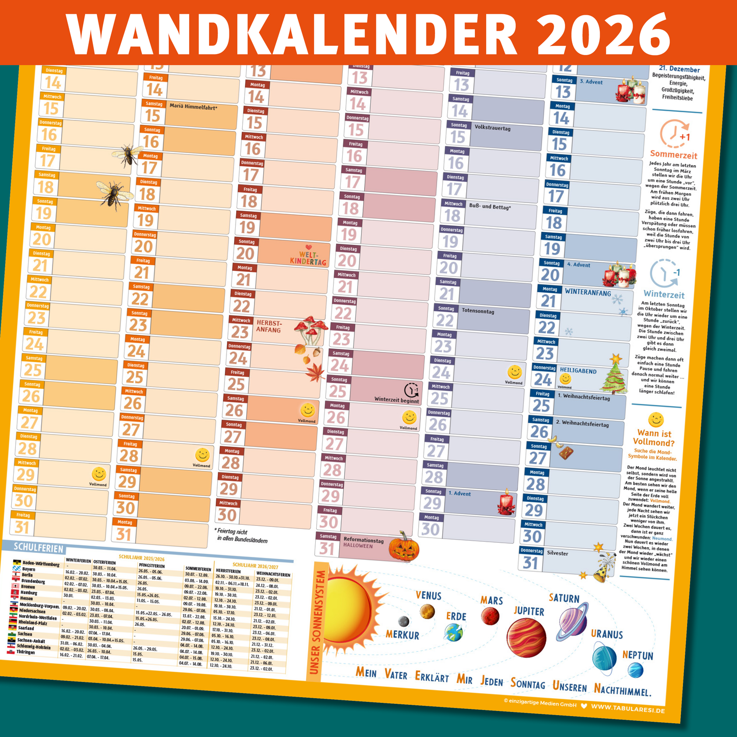 Kinder-Kalender 2026