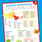 10 x A1 Poster – 18 Sprachen "Willkommen"