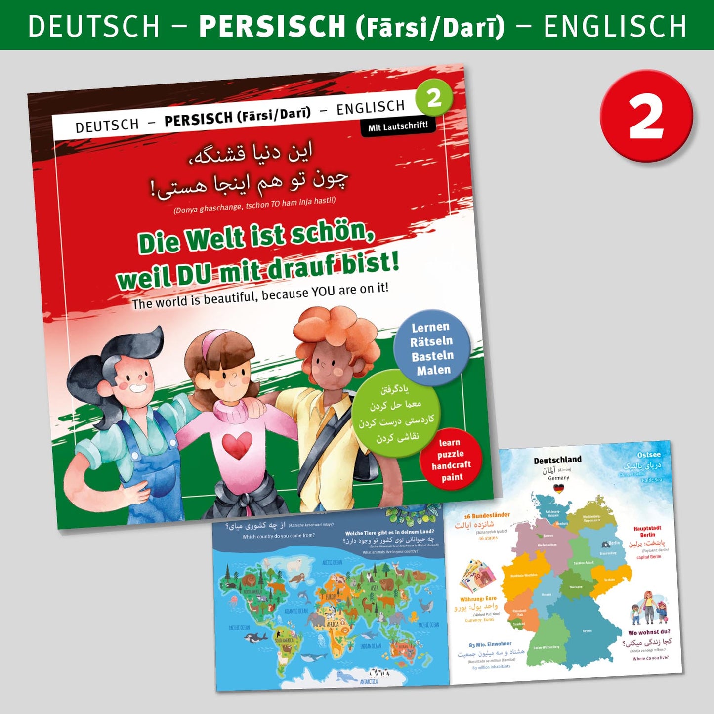 DEUTSCH-PERSISCH-ENGLISCH SPRACHBUCH - 2
