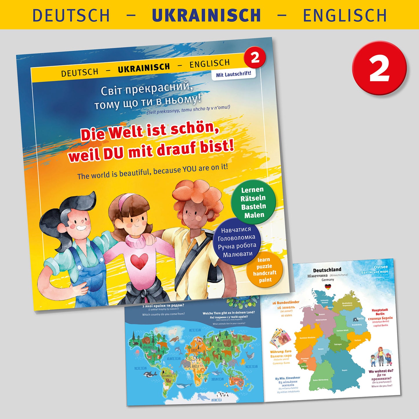 DEUTSCH-UKRAINISCH-ENGLISCH SPRACHBUCH - 2