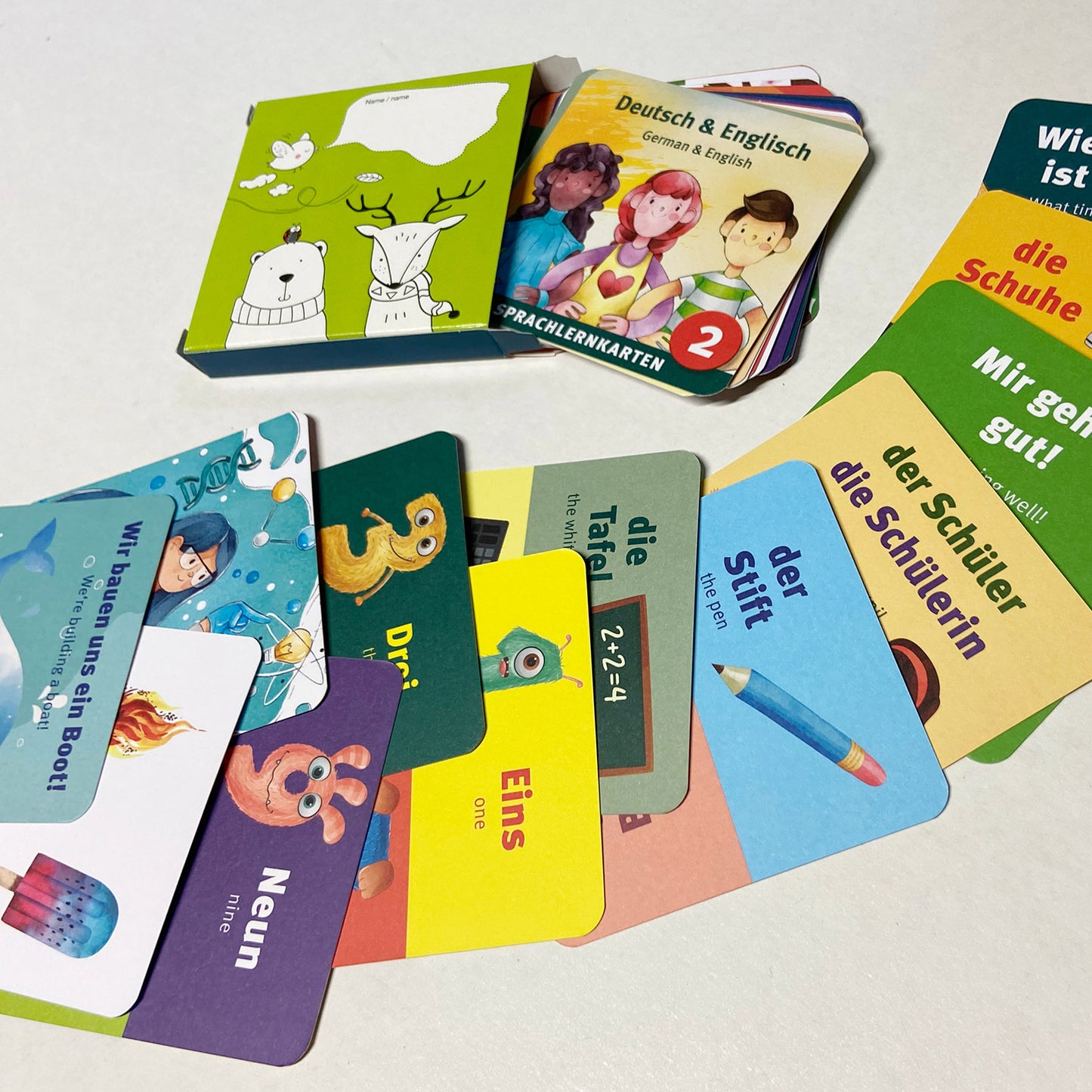 30 SPRACHKARTEN Deutsch & Englisch Box 2